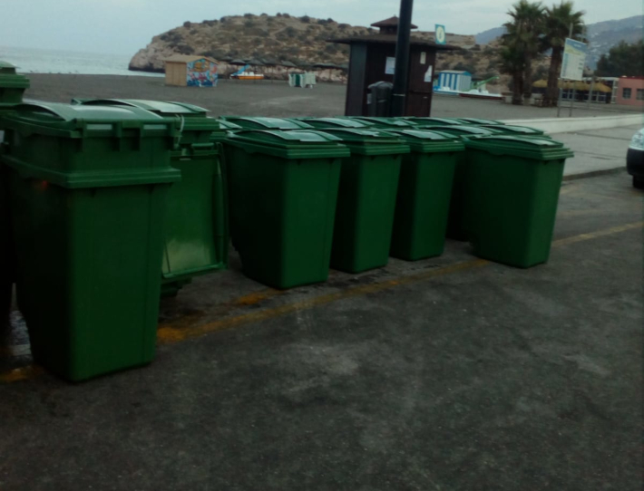 Los contenedores de basura se mantendrn en el Vial y no volvern al Paseo Martimo durante el invierno